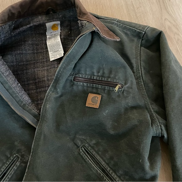 Carhartt Detroit J97 Moss Green Vintage Jacket - Picture 10 of 10